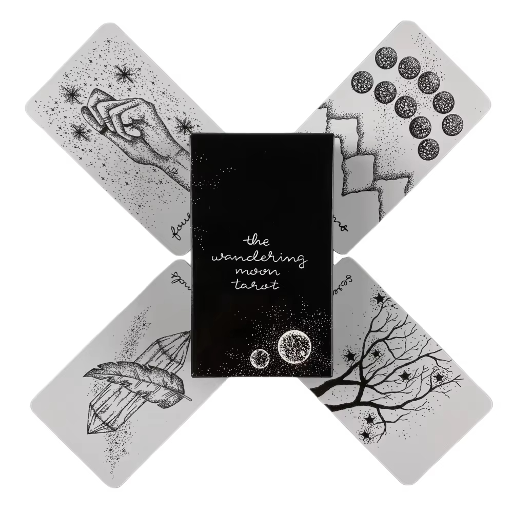 Tarot Deck With Guidebook - The Wandering Moon Tarot Decks 78