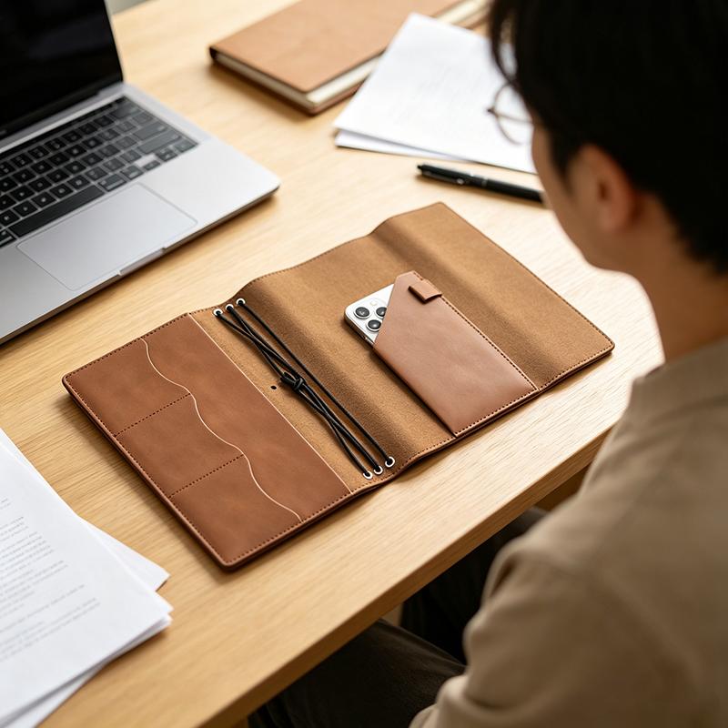 Vintage Leather Journal Notebook - (Ce14)Refillable Notebook Organizer Compact Crazy Horse