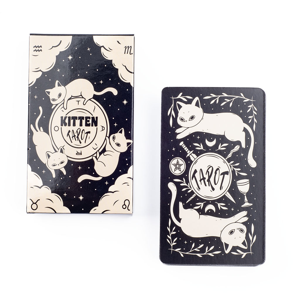 Kitten Tarot Deck 78Pcs Cute B - Tarot Deck With Guidebook review and price