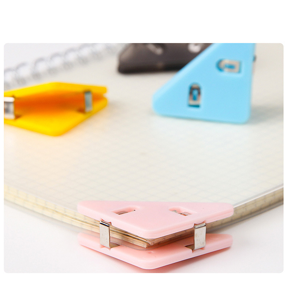 30Pcs Creative Triangle Clips  - Stationery Books review and price