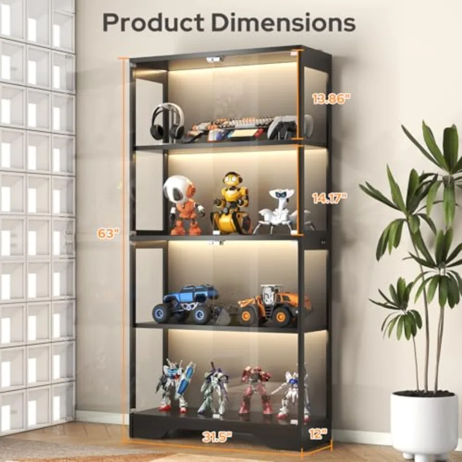Display Cabinet with Glass Doo - Books review and price