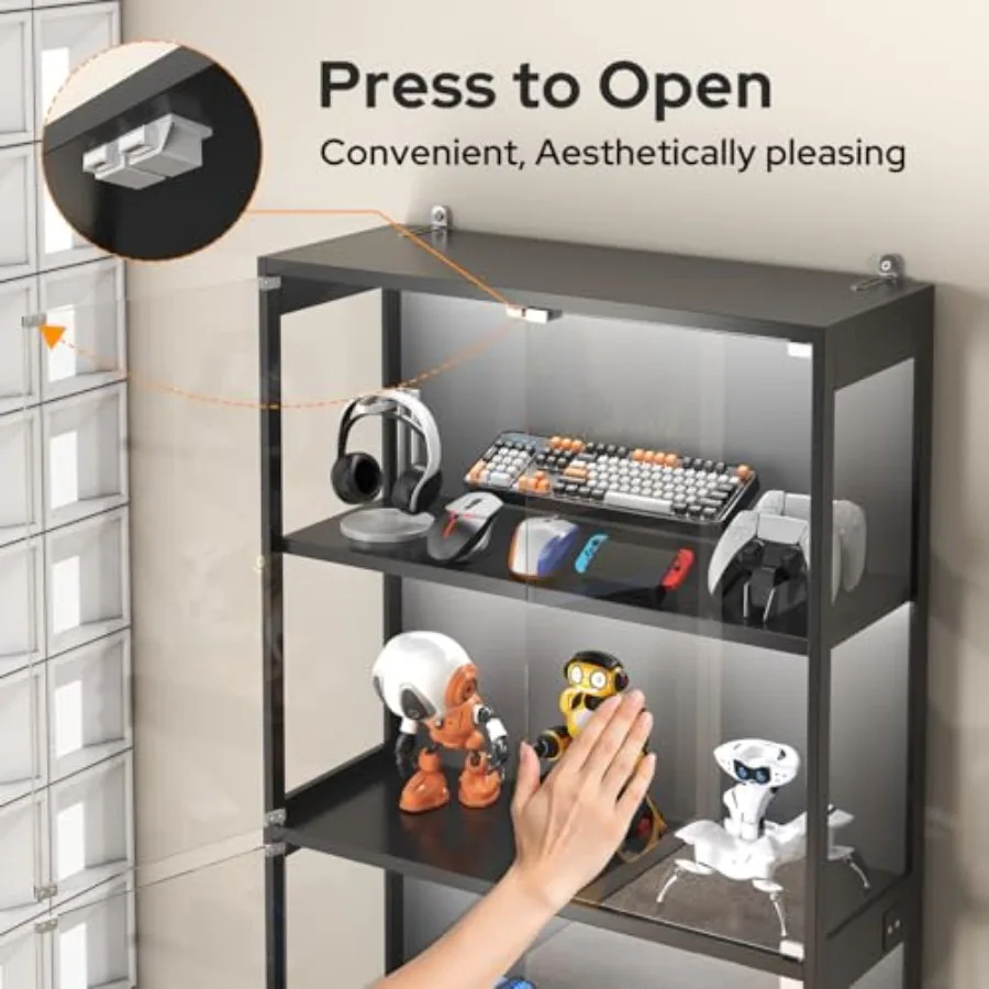 Display Cabinet with Glass Doo - Books review and price