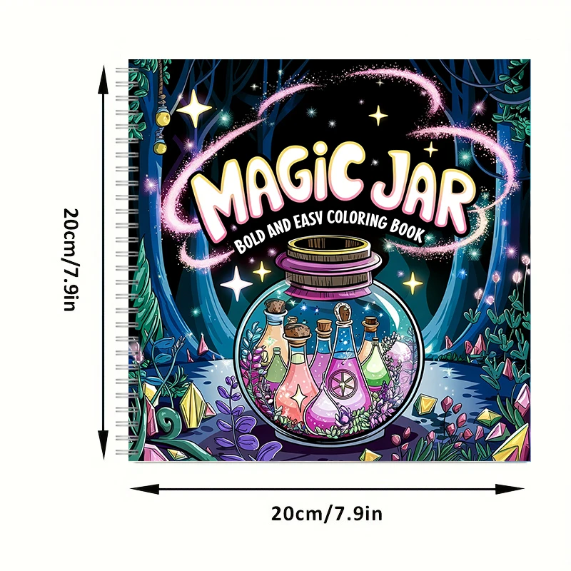 Coloring Book Magic Jar for Ad - Adult Coloring Book Stress Relief review and price