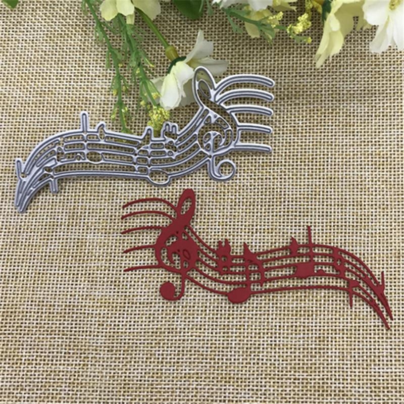 1/2Pcs Music Note Metal Cuttin - Blank Sheet Music Notebook review and price