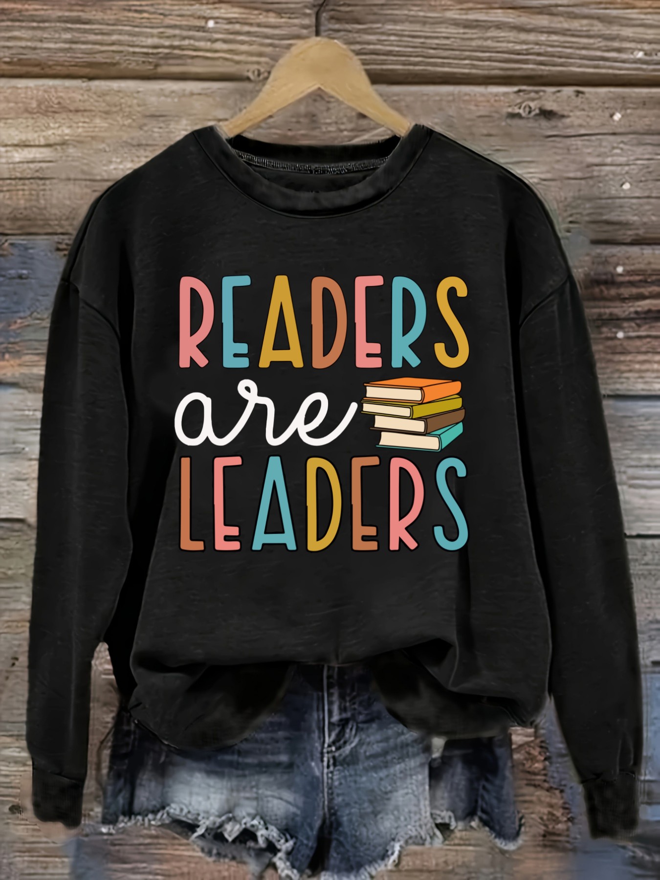 Women's Casual Long Sleeve Cre - Books review and price