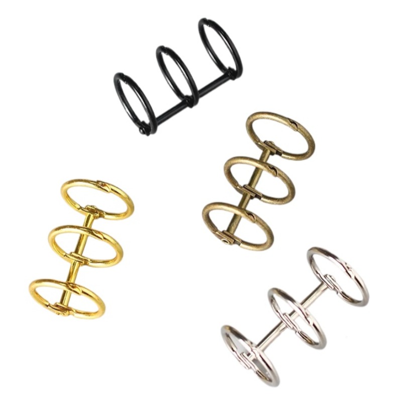 2pcs/set Metal Book Rings File - Stationery Books review and price