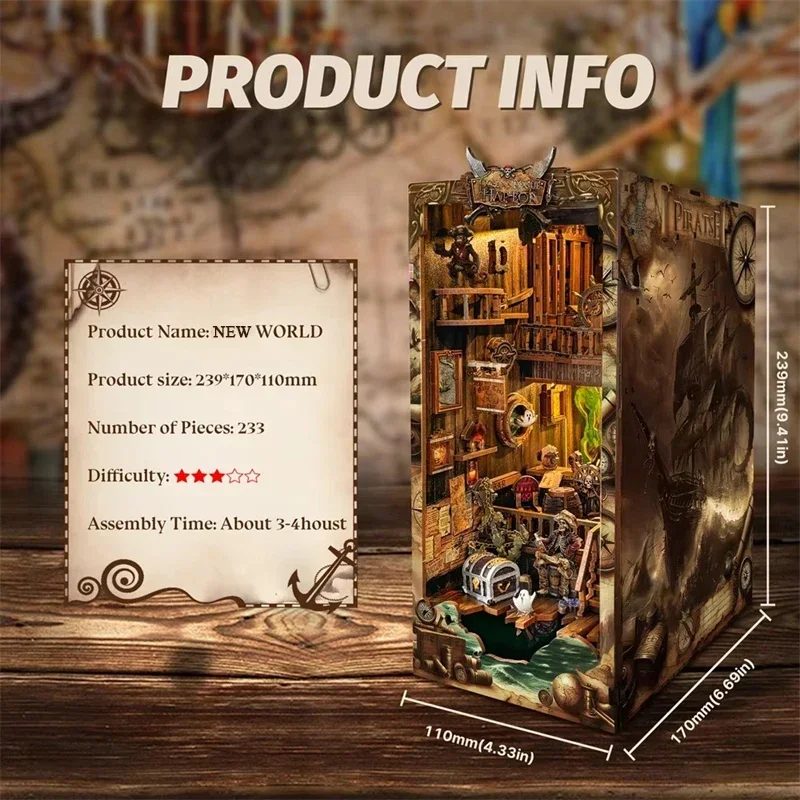 NEW DIY Wooden Book Nook Shelf - Diy Wooden Book Nook Kit Shelf Insert review and price