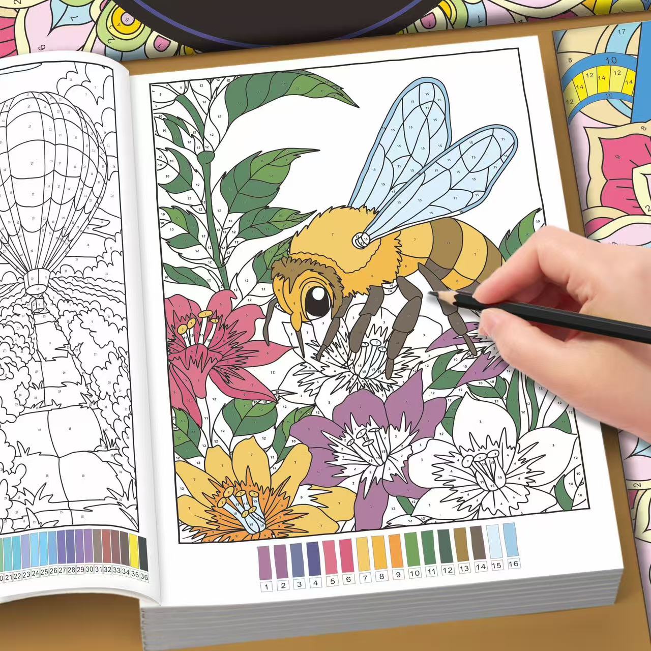 32 Pages Adult Color By Number - Adult Coloring Book Stress Relief review and price
