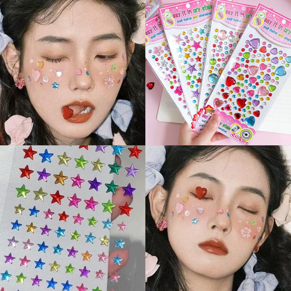 Self-Adhesive Face Rhinestones - Music review and price