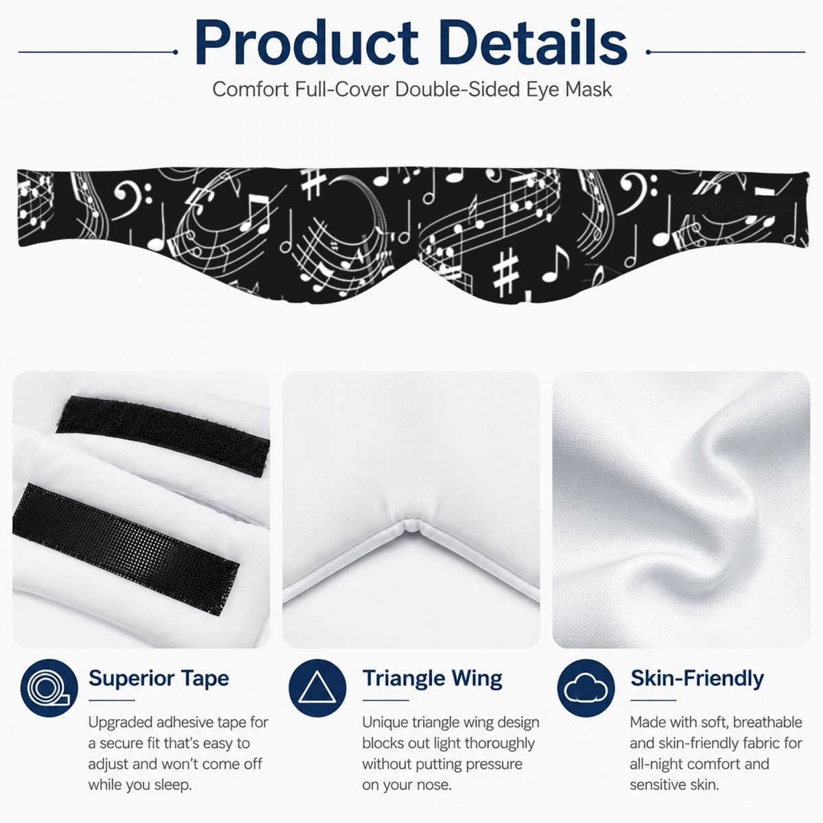 Music, Musical Notes sleep eye - Music review and price