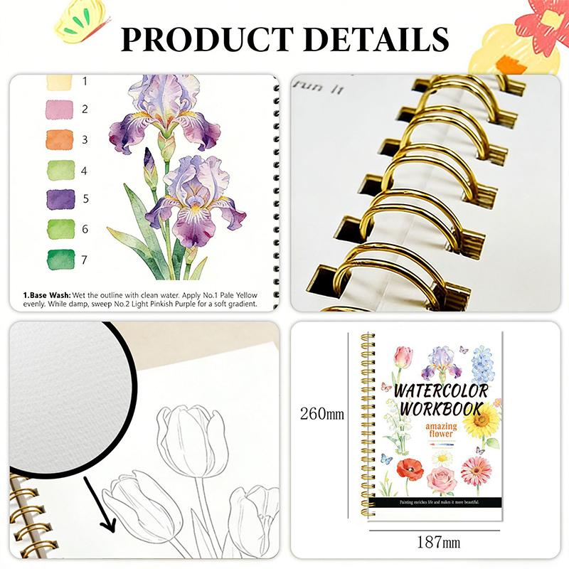 Hot Sale Spiral Bound Watercol - Stationery Books review and price
