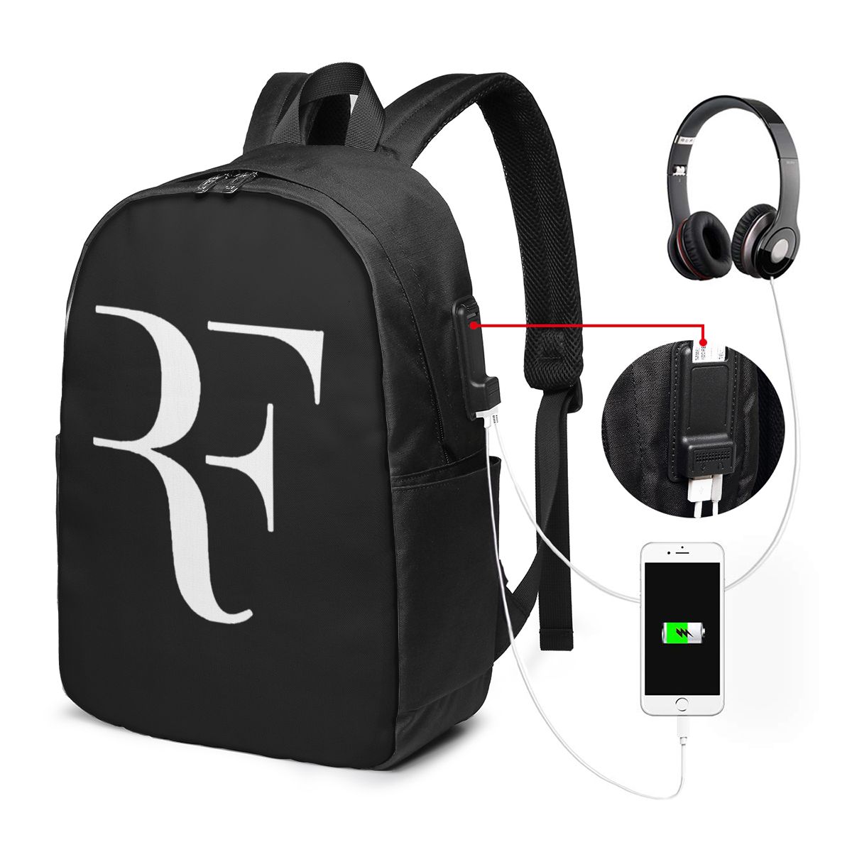 Roger Federer Backpack Travel  - Books review and price