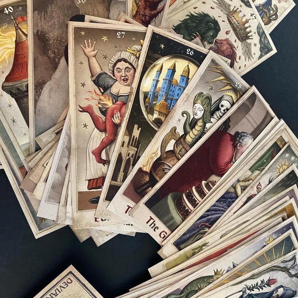 6*12cm The Zammer Twins 1st Ed - Tarot Deck With Guidebook review and price
