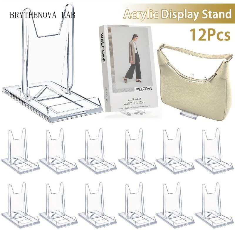 12pcs 5/ Clear Acrylic Display - Clear Acrylic Book Stand Holder review and price